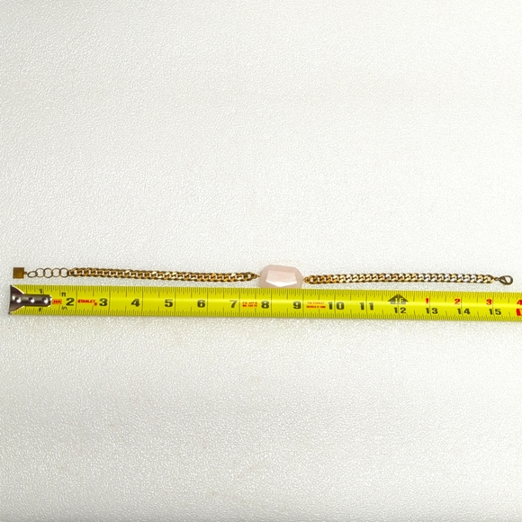 LA OSA Rose Quartz Brass Necklace - Picture 5 of 5